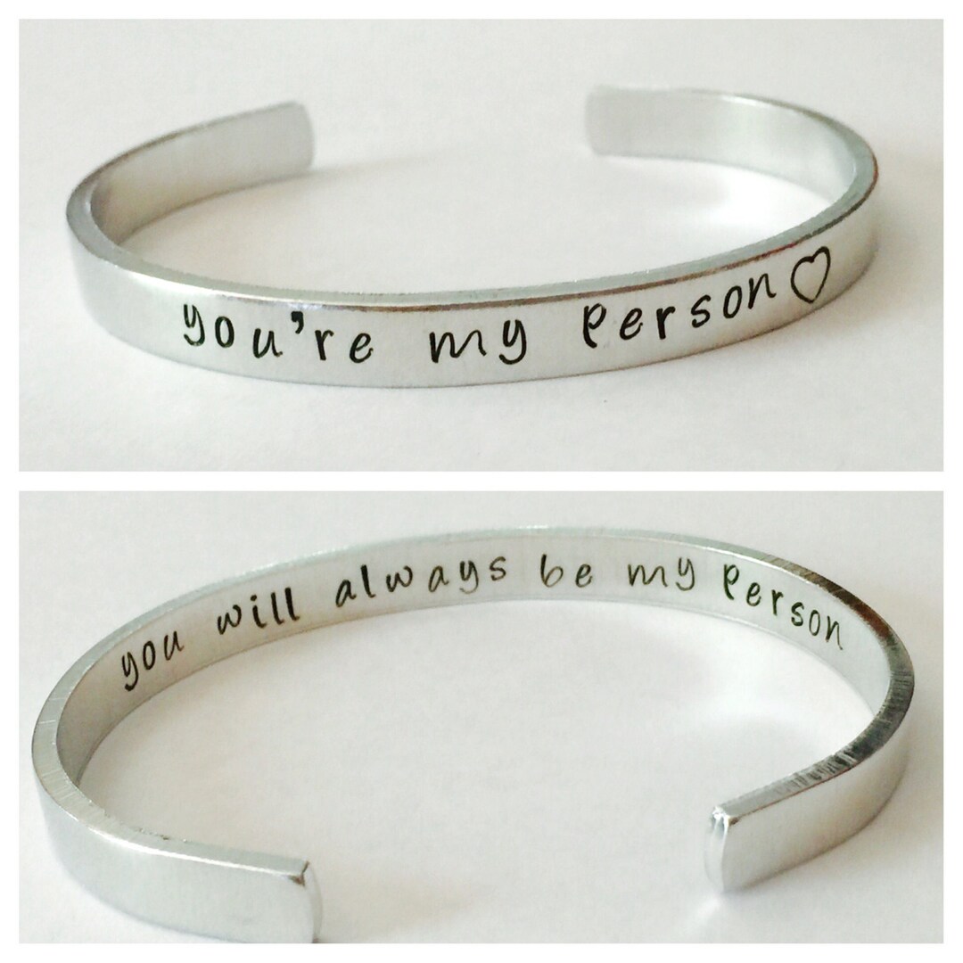 You're My Person You Will Always Be My Person Beacelet - Etsy