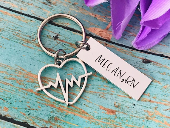 Personalized Nurse Keychain Gift - Custom Acrylic Photo Keychain, 3.34 Inch Round, Multicolor Design For Nurses - View #5