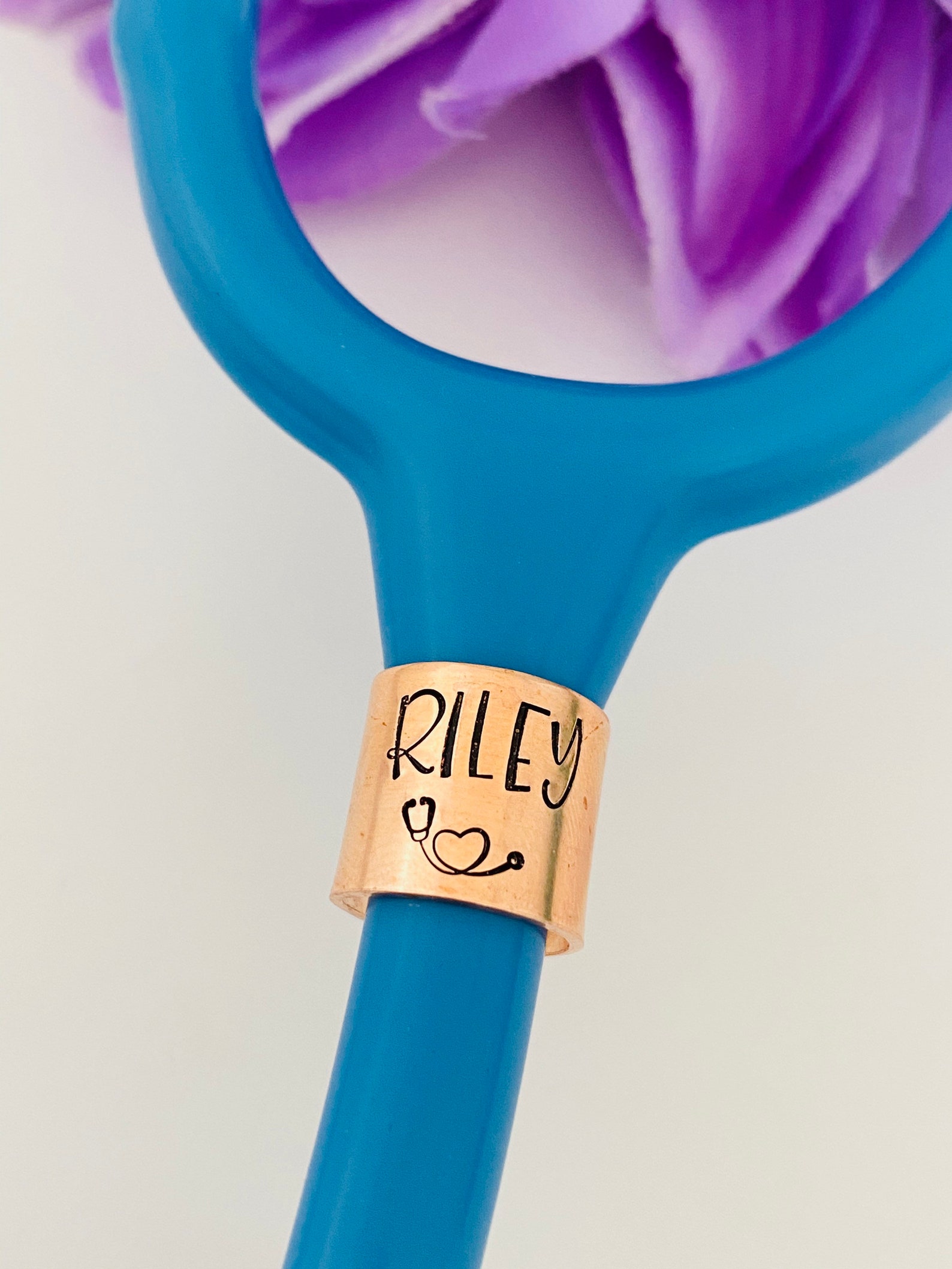 Stethoscope ID tag stethoscope ID ring student nurse gift Etsy