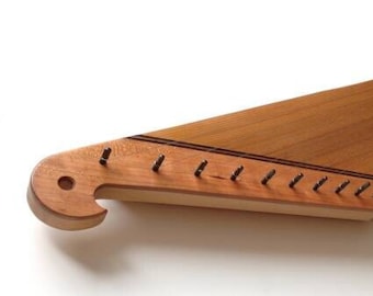 11 String Kantele in Cherry and Cedar handmade by by Michael J King