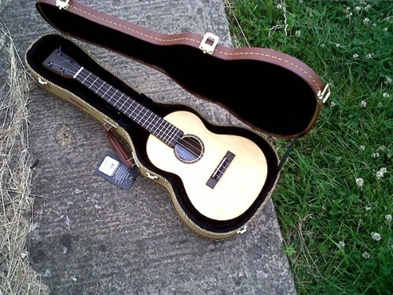 Tenor Ukulele 14 fret Pineapple/Standard model with case by Michael J King image 10