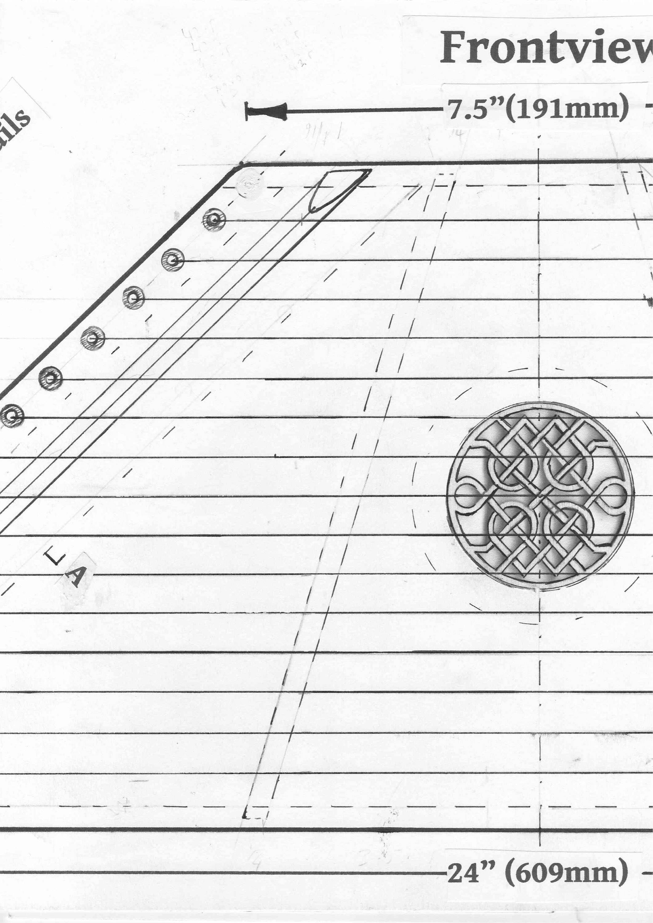 Psaltery in G Rosette/printed Plans Set/hardware/ Strings in Etsy UK