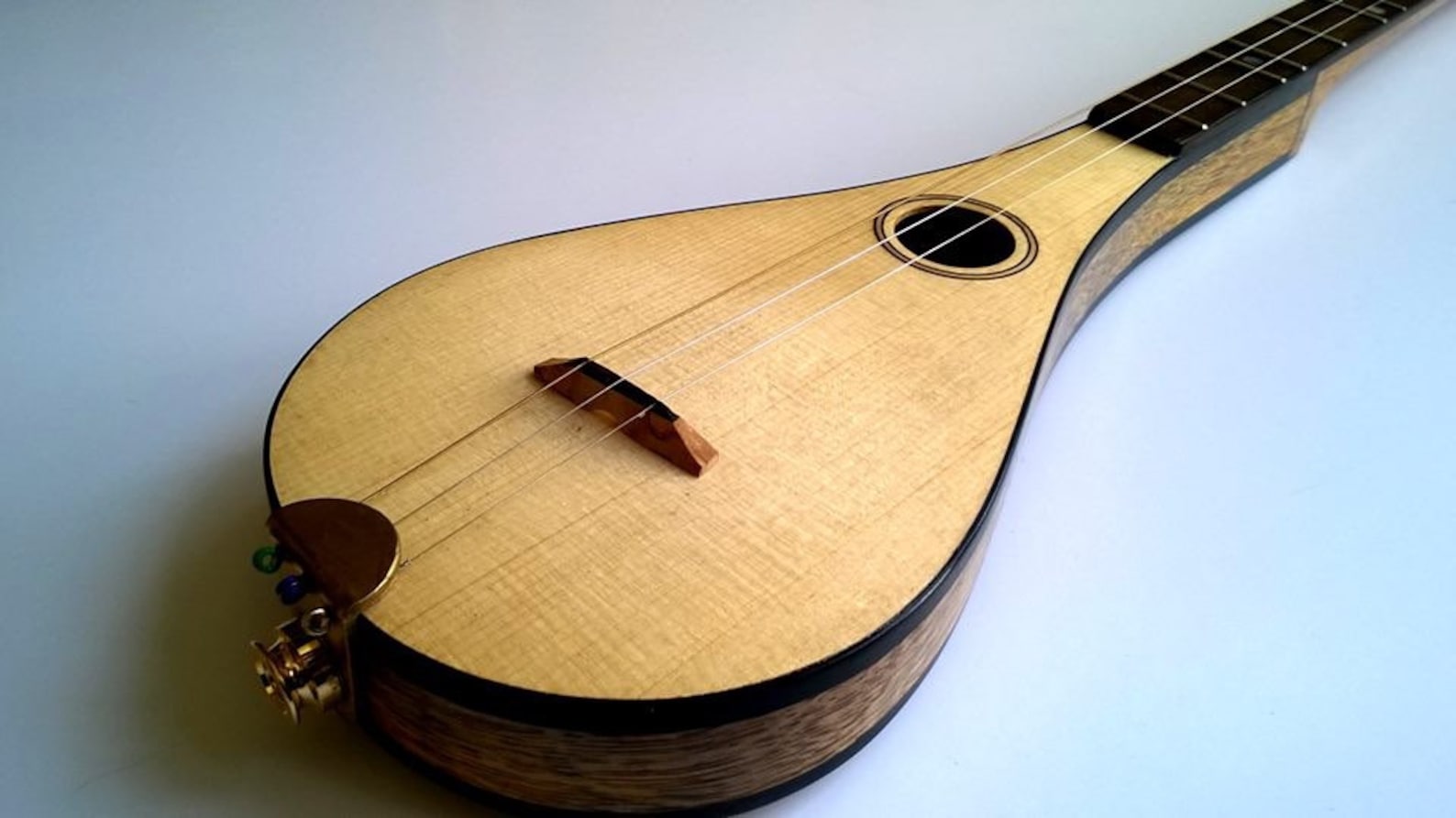 Stick Dulcimer Tailpiece/cigar Box Guitar in Brass With Endpin Etsy UK