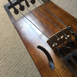 4 String Tagelharpa/Talharpa/ Bowed Lyre with case