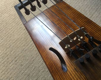 4 String Tagelharpa/Talharpa/ Bowed Lyre with case