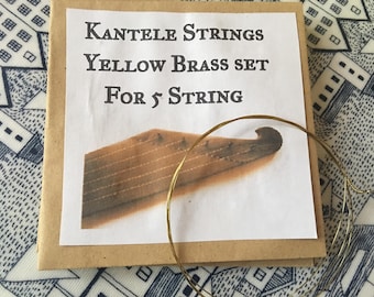 5 String Kantele strings   choose from Steel, Brass and Bronze