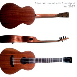 Tenor Ukulele 14 fret Pineapple/Standard model with case by Michael J King image 9