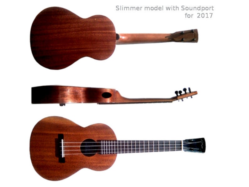 Tenor Ukulele 14 fret Pineapple/Standard model with case by Michael J King image 9