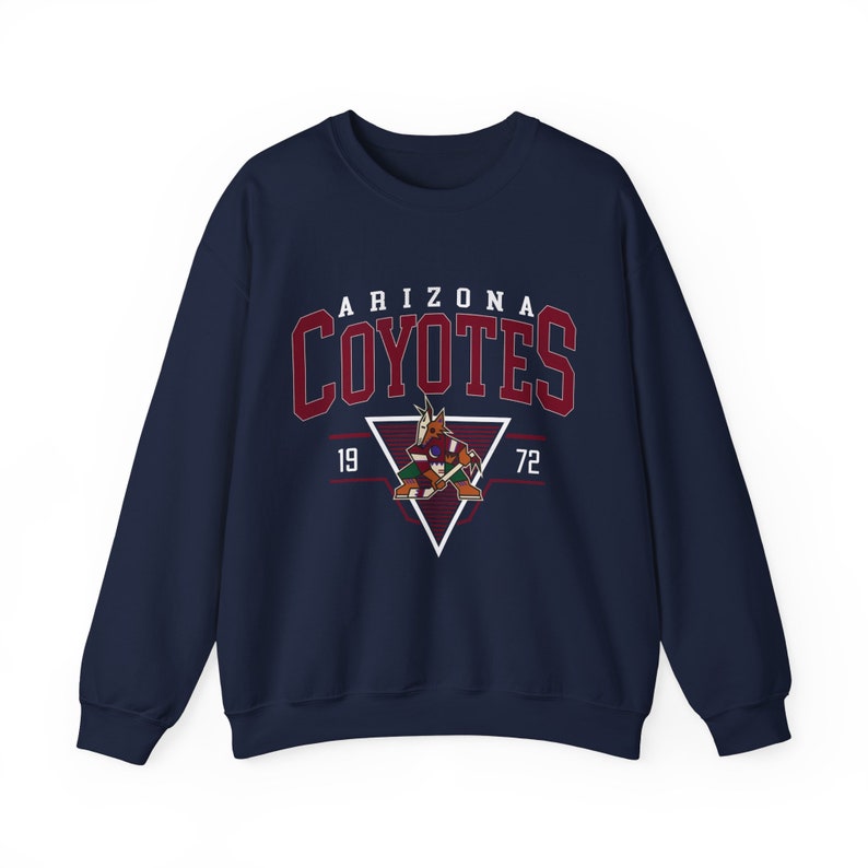 Vintage Arizona Coyotes Sweatshirt, 90s Arizona Hockey Sweatshirt, Retro Style Hockey Crewneck, Arizona 90s TShirt zdjęcie 3