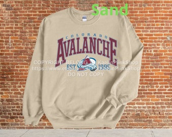 Chemise de hockey du Colorado, sweat-shirt de hockey du Colorado, col rond de hockey du Colorado, cadeau de hockey du Colorado, t-shirt de hockey du Colorado, chemise de hockey