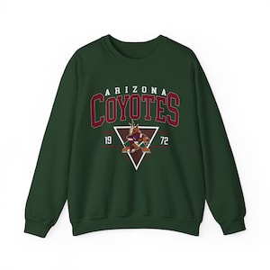 Vintage Arizona Coyotes Sweatshirt, 90s Arizona Hockey Sweatshirt, Retro Style Hockey Crewneck, Arizona 90s TShirt zdjęcie 5