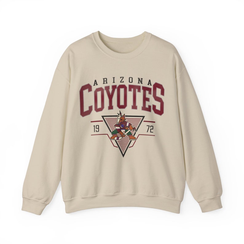 Vintage Arizona Coyotes Sweatshirt, 90s Arizona Hockey Sweatshirt, Retro Style Hockey Crewneck, Arizona 90s TShirt zdjęcie 2