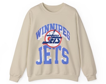 Vintage 90s Winnipeg Jets Hockey Sweatshirt, Retro Style Winnipeg Shirt, Ice Hockey Shirt, Jets Hockey Shirt, Nashville Hockey, Unisex Shirt