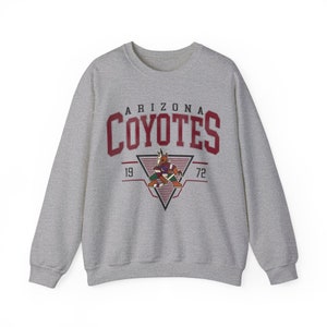 sweat vintage Arizona Coyotes, sweat-shirt de hockey Arizona des années 90, col rond de hockey de style rétro, t-shirt Arizona des années 90 image 7