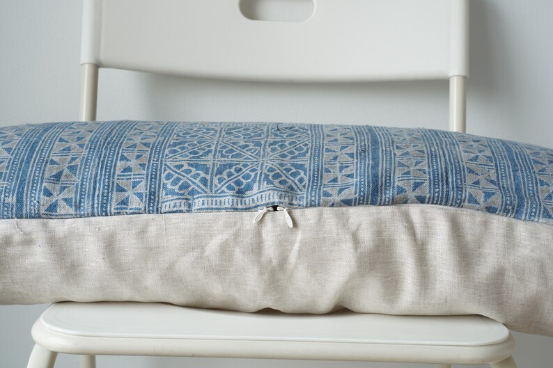 Vintage Hmong Batik Indigo Lumbar Pillow Cover Etsy