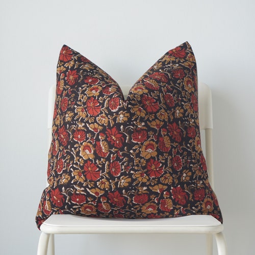 Block Print Pillow Cover Etsy