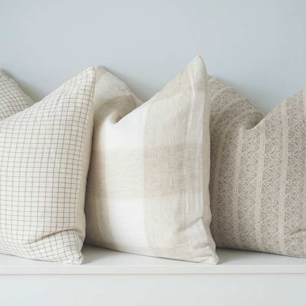 Neutral Pillow Cover Etsy