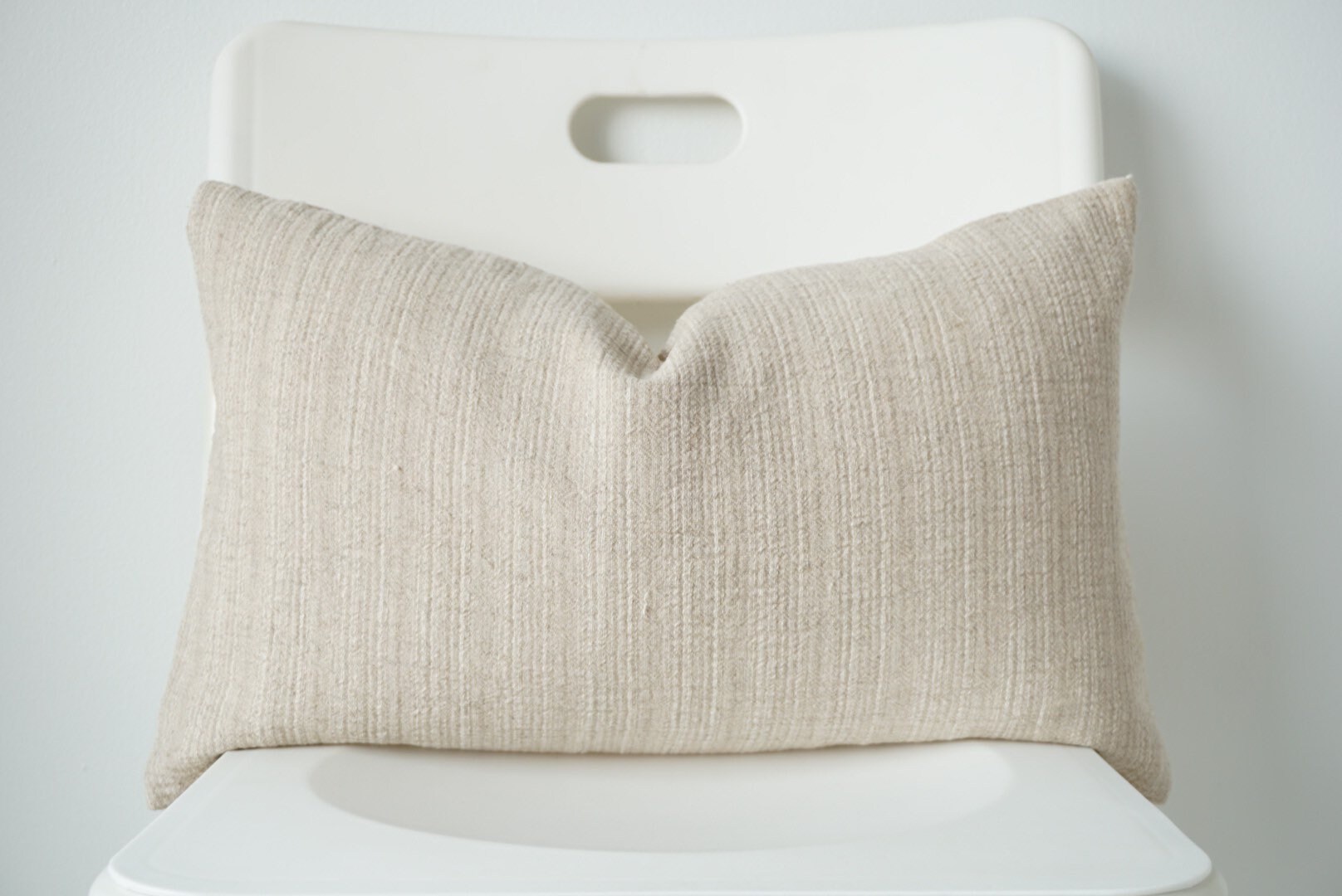 Neutral Hemp hand woven Pillow Cover Etsy