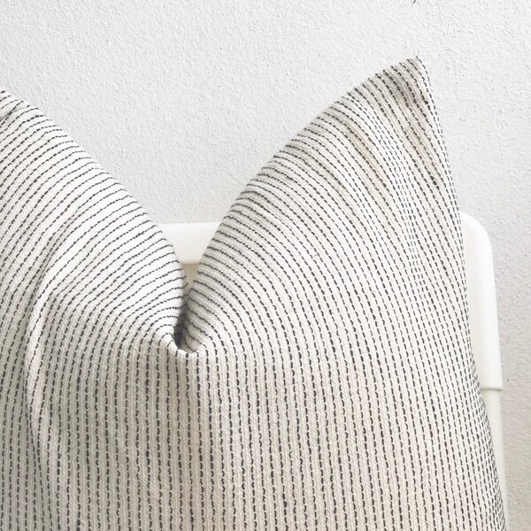 Black Cream Pillows Etsy
