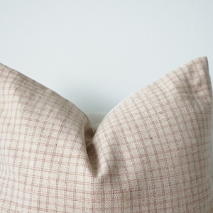 Brown Neutral Hemp hand woven Pillow Cover