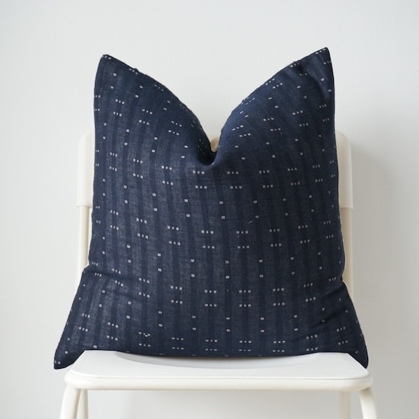 Indigo Pillow Cover Etsy