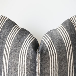 Tribal Hemp Hand Woven Striped Natural Dye Color Hmong Pillow Cover