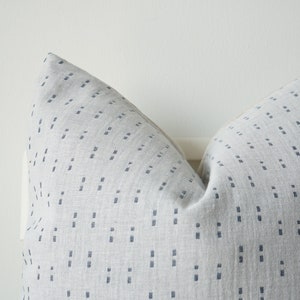 Blue gray Pillow Cover