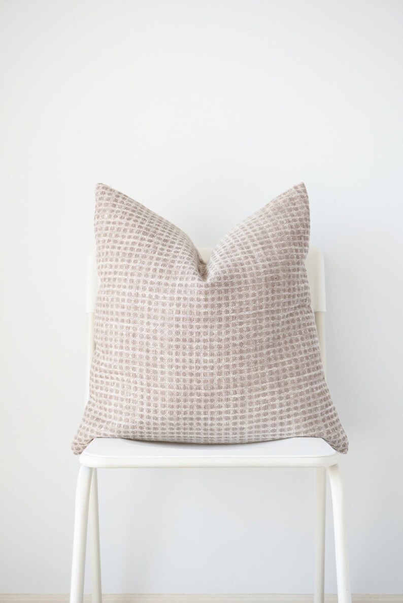Neutral Hemp Hand Woven Pillow Cover Etsy