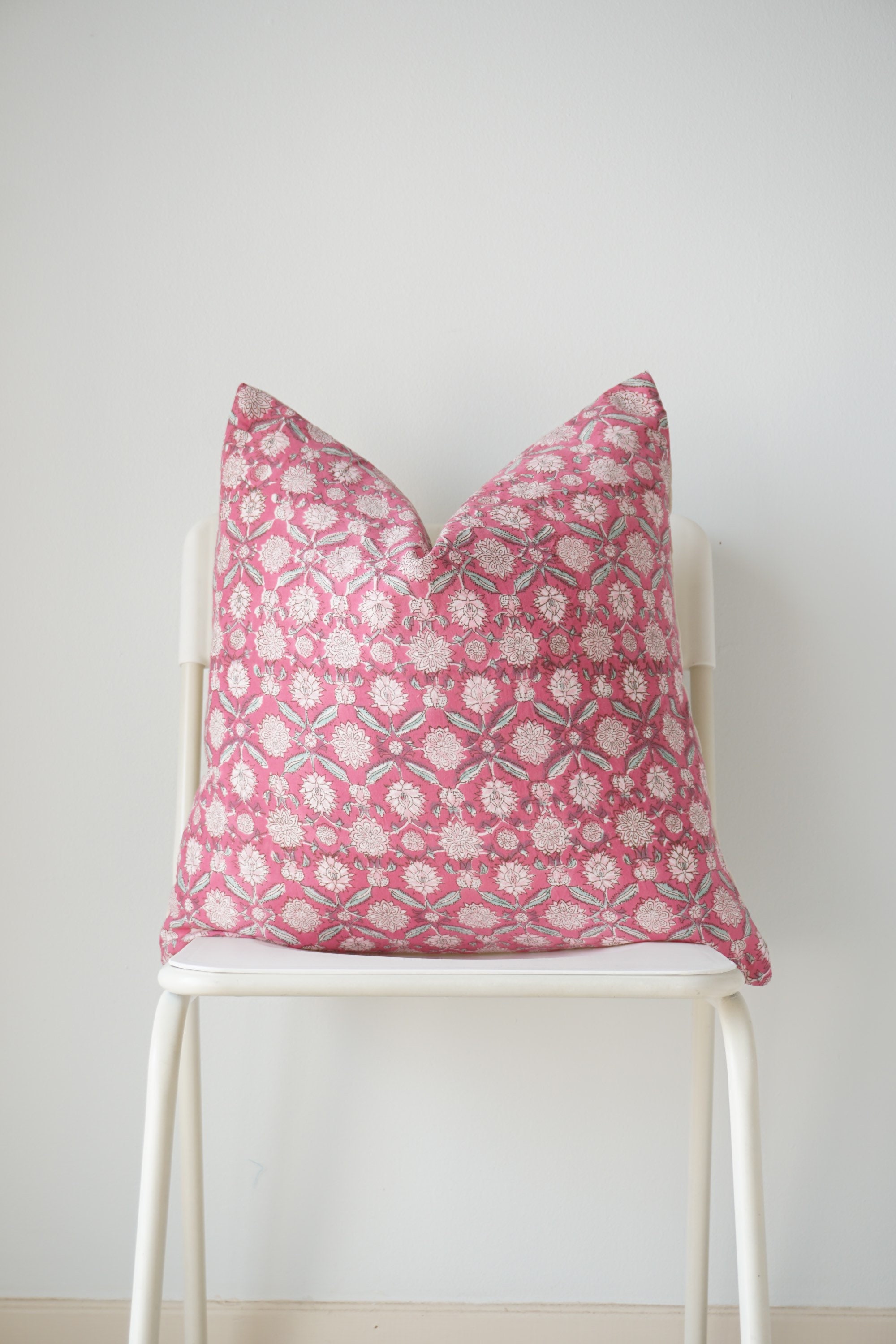 Cubierta de almohada de impresión de bloque | Etsy