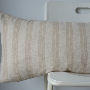 Neutral hemp lumbar Pillow Cover