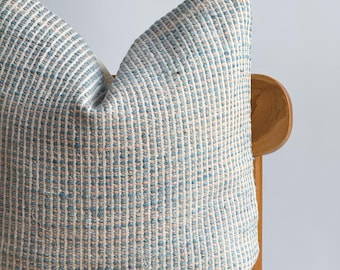 Hand Woven Striped Pillow Cover: Karen Ethnic Textile (20x20)