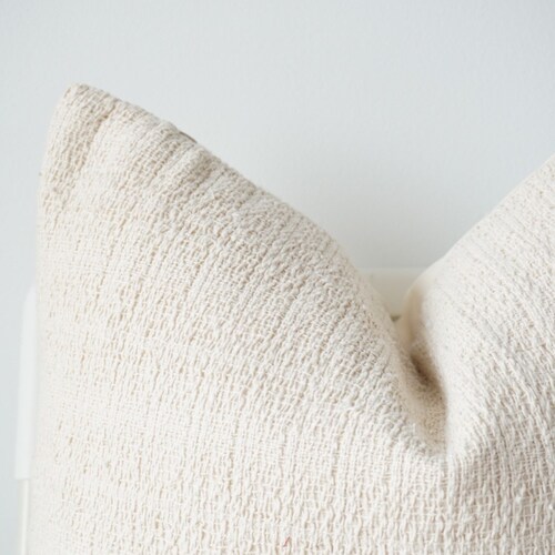 Brown Neutral Striped Woven Pillow Cover Etsy