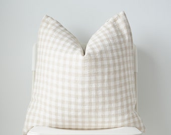 Almohada neutra, almohada color crema, almohada bohemia, almohada color canela, decoración del hogar, almohadas decorativas