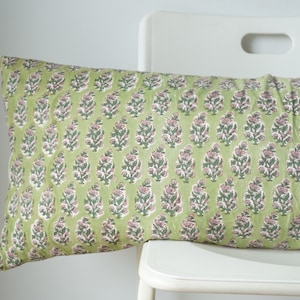 Indian Block Print lumbar Pillow Cover (limited)
