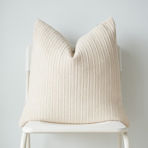 Neutral Hemp hand woven Pillow Cover
