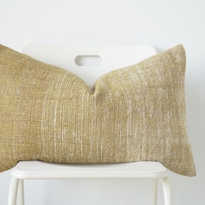 Tribal Hemp Hand Woven Natural Dye Color Pillow Cover