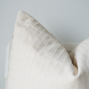 Neutral Hemp hand woven Pillow Cover