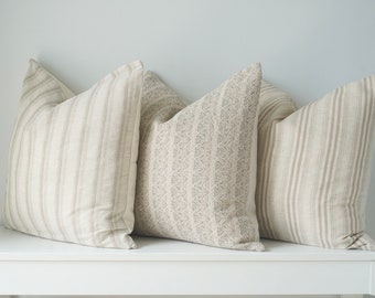 Combo pillow set of 3 neutral Pillow Cover