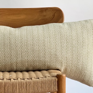 Almofada lombar, Almofada verde, Almofada tecida, Almofada BoHo, Decoração para casa, Almofadas decorativas