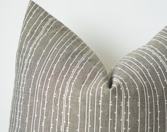 Sage Green Striped Pillow, Green Pillow, Home Decor, Decorative Pillow, Christmas Decor