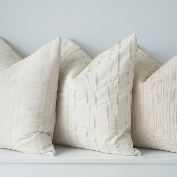 Neutral Pillow Cover Etsy