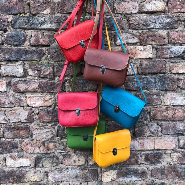 Petit sac à bandoulière sac pour enfants sac en cuir sac à main festival coloré taille 2