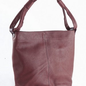 Shopper, large handbag, shoulder bag, leather bag, made of soft leather image 6