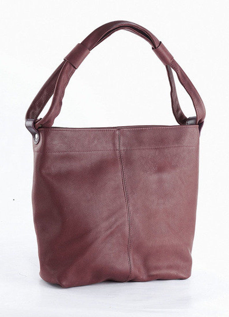 Shopper, large handbag, shoulder bag, leather bag, made of soft leather image 6