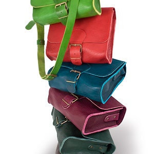 Handtasche Bella Gr.3 aus Leder in vielen Farben Umhängetasche Echt LEDER Bild 3