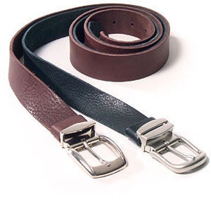 Belt 35 mm wide made of leather Leather belt GENUINE LEATHER image 4