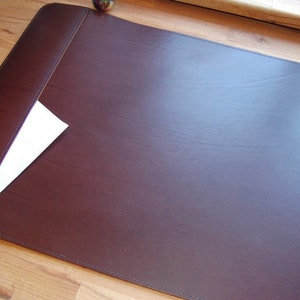Desk pad made of leather, table pad made of leather image 3