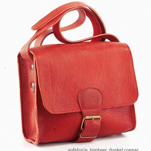 Handtasche Bella Gr.3 aus Leder in vielen Farben Umhängetasche Echt LEDER Bild 5