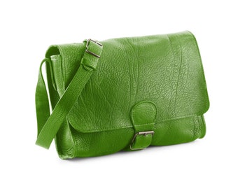Bella handbag size 4 made of leather in many colors, shoulder bag genuine LEATHER