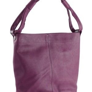 Shopper, large handbag, shoulder bag, leather bag, made of soft leather image 8